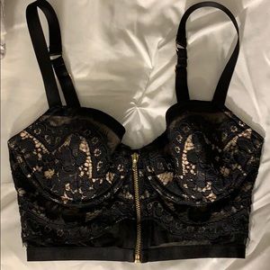 B Victoria’s Secret lace balconette demi bustier